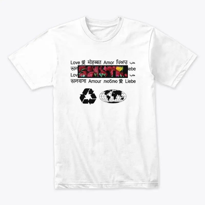 Love, Swxtr tee white strawberry